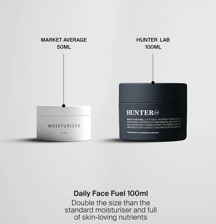 Hunter Lab Daily Face Fuel Product Benefits - Gllosse